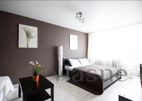 The apartment is in the center of Tyumen, with the euro reno