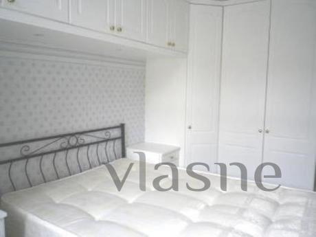 The new and bright one-bedroom apartment is located near the