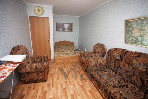 Rent one-bedroom apartment in economy class Tyumen. The hous