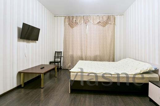 Apartment after renovation, modern furniture and appliances.