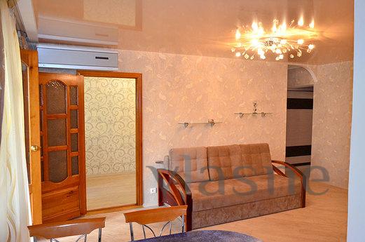 The apartment is decorated in a modern design. Location of t