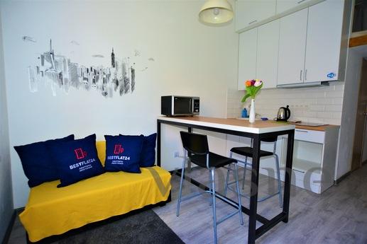 Cozy two-level apartment near Vladykino metro station and Ok