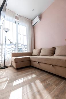 Sochi, Adler District, Baku 36. 2-room apartment. Bright, co