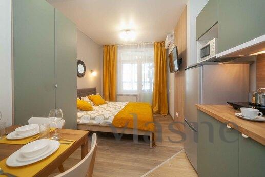 The studio is located in the residential complex "Topol