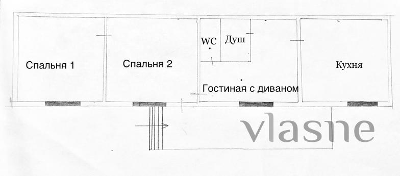 Rent a house for rent 10 Art. Big Font, Odessa - apartment by the day