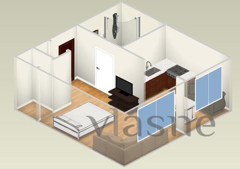 Apartment in the center of Moscow, Moscow - apartment by the day