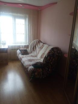 2 room apartment for daily rent in Kansk. Excellent repair. 