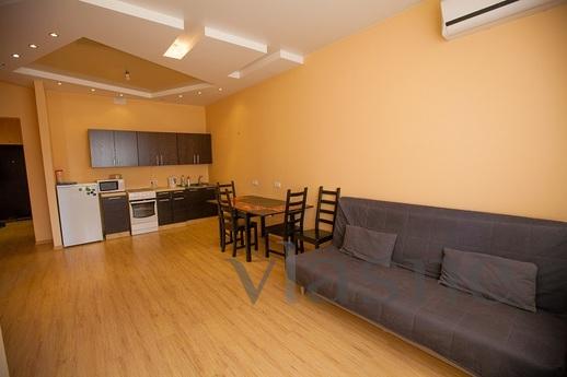 The apartment is located in a luxury residential complex 