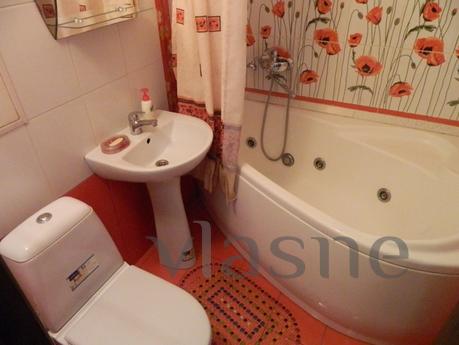 The apartment is located in the city center, furnished and a