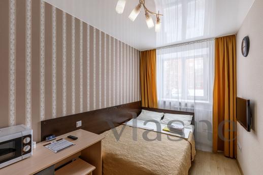 Daily rent a cozy studio apartment of 15 sq.m. The format of
