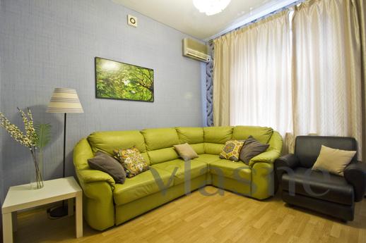 A cozy two-bedroom apartment in the heart of Moscow. The apa