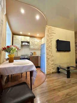 Daily rent 2-room semi-lux Ukrainian, Lahti, Zaporizhzhia - apartment by the day