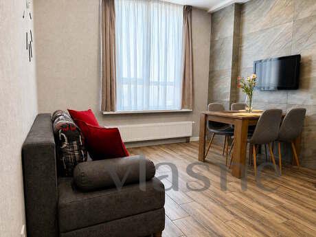 Stylish 2-room apartment in the Grani residential complex., Dnipro (Dnipropetrovsk) - apartment by the day