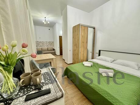 Comfortable apartments are located in the center of Kiev, at