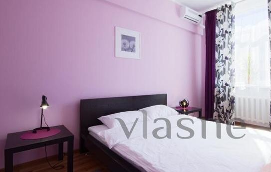 Spacious and bright 3-bedroom. apartment, Moscow - apartment by the day